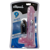 Cock and Balls w Suction 9in Purple Vibrating Dildo Default Title DONGS